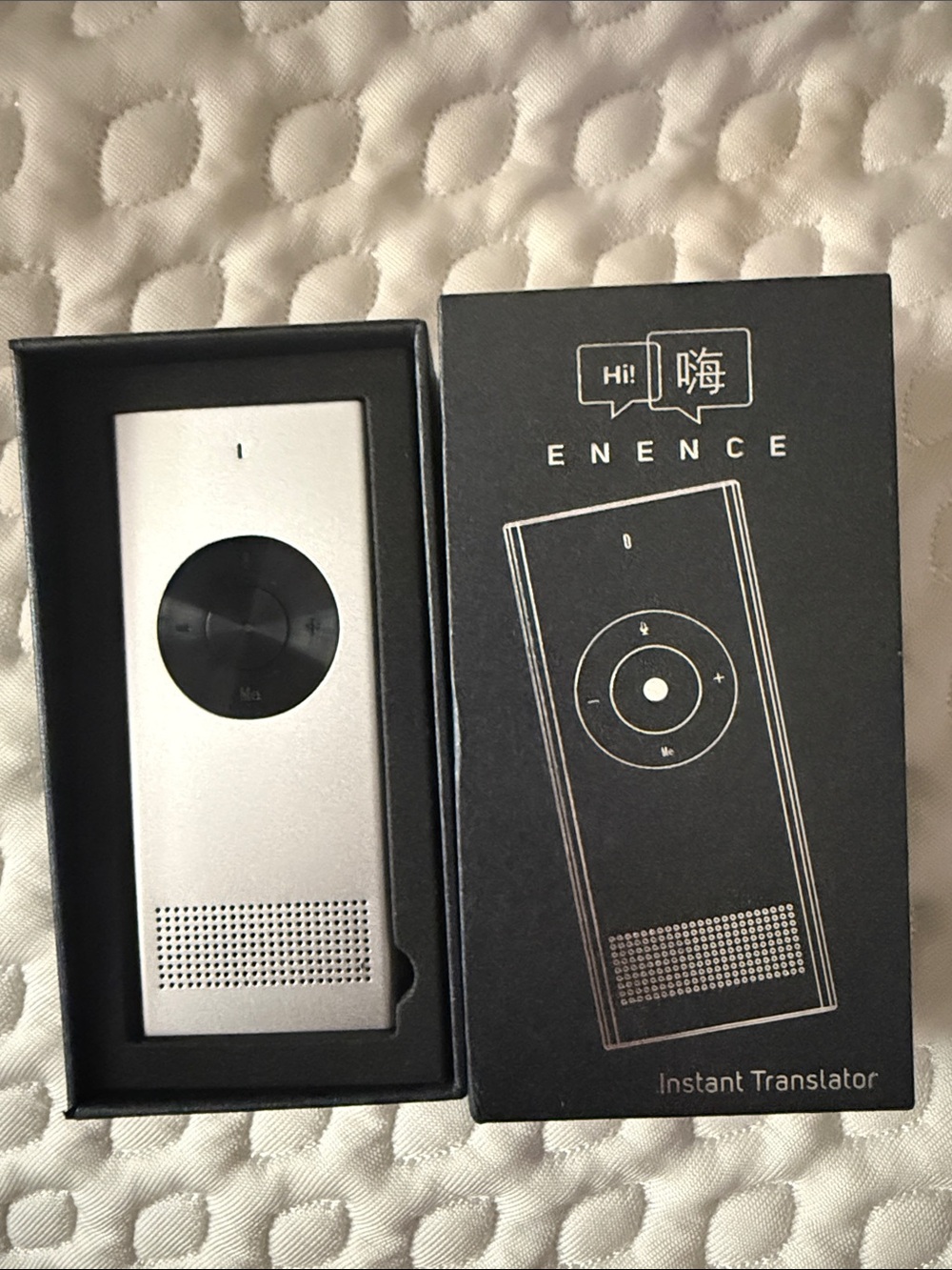 ENENCE Instant Translator - Silver Voice Translator